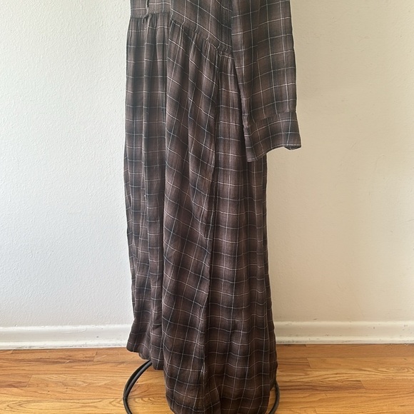 Isabel Marant 36 US brown cotton long sleeve dress 51” length, great condition - Picture 4 of 9